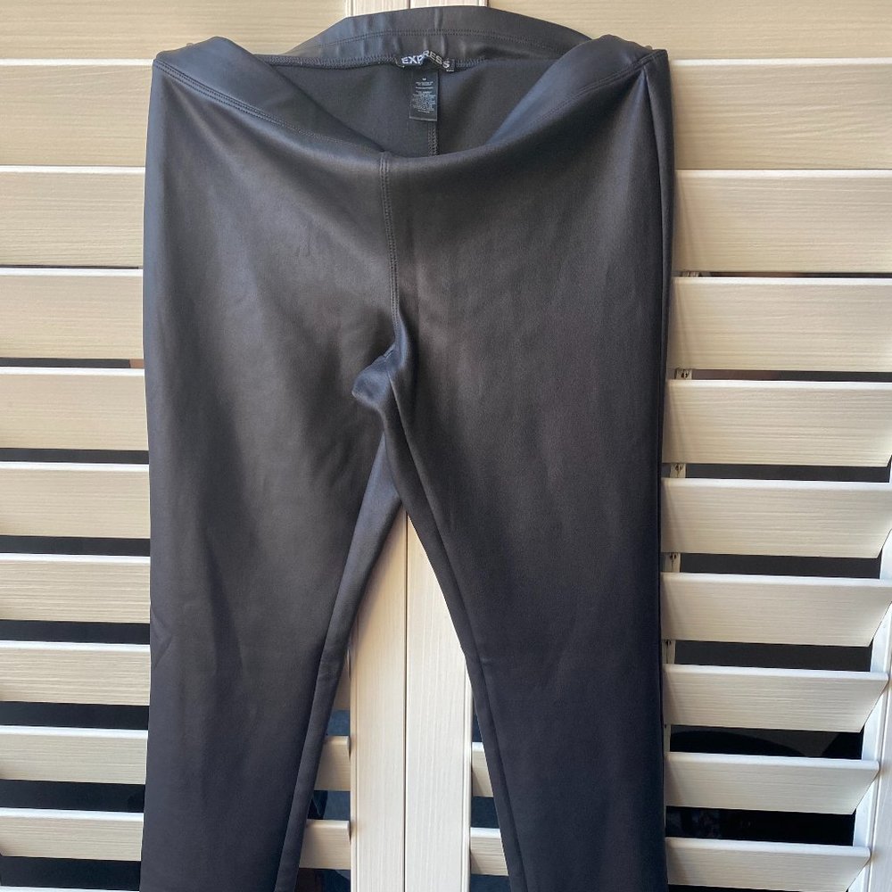 Black Leather Leggings